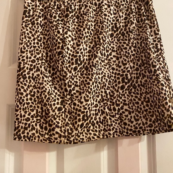 Cheetah Y2k Skirt Cute Stretchy - Picture 1 of 2